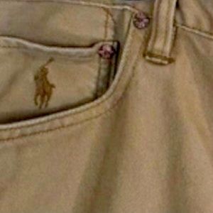 🏇 POLO Jeans Ralph Lauren 32x30. 100% cotton, burlap colour. Quality stitching.